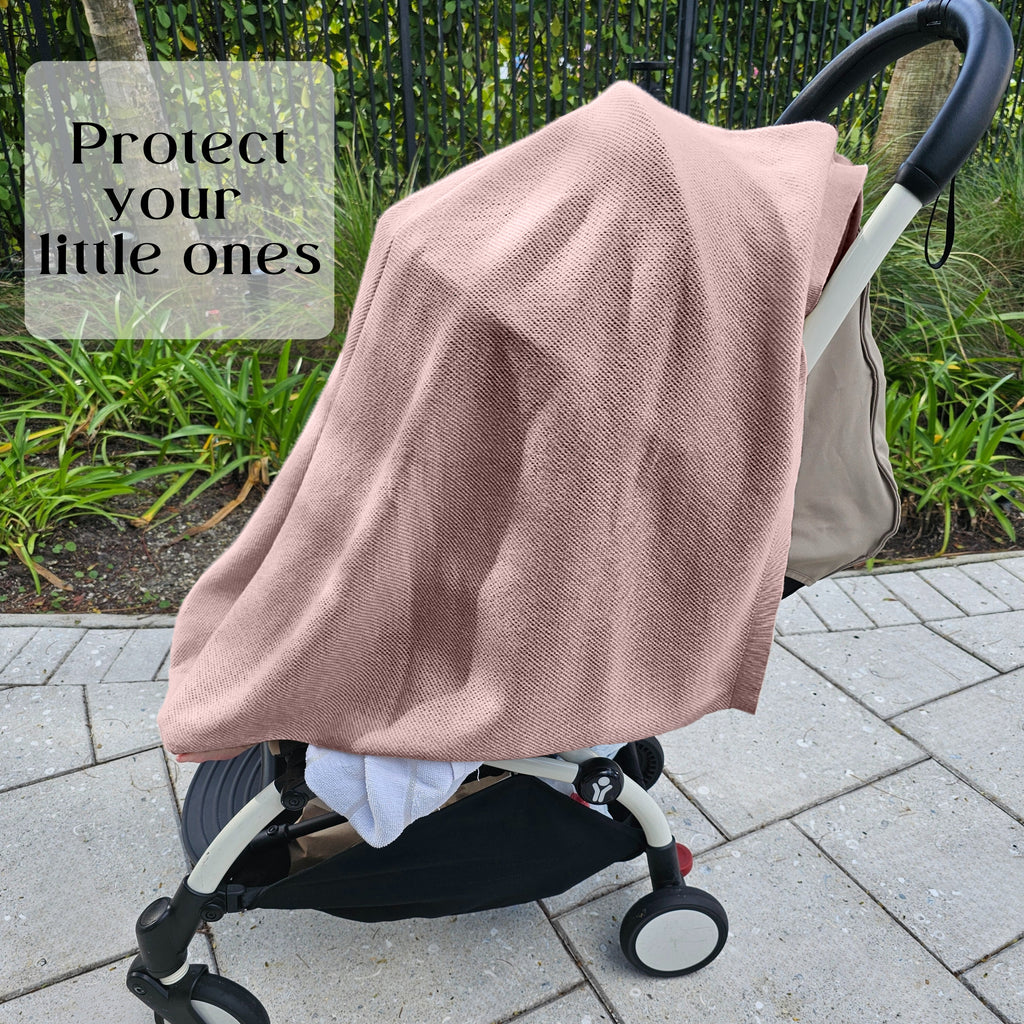 Peekaboo: The Ultimate Breathable Nursing Cover by Little Rou - Mauve