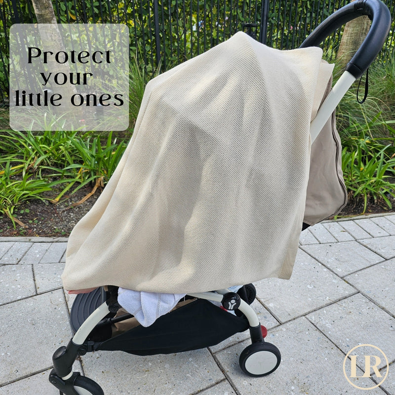 Peekaboo: The Ultimate Breathable Nursing Cover by Little Rou - Beige