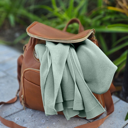 Peekaboo: The Ultimate Breathable Nursing Cover by Little Rou - Sage Green